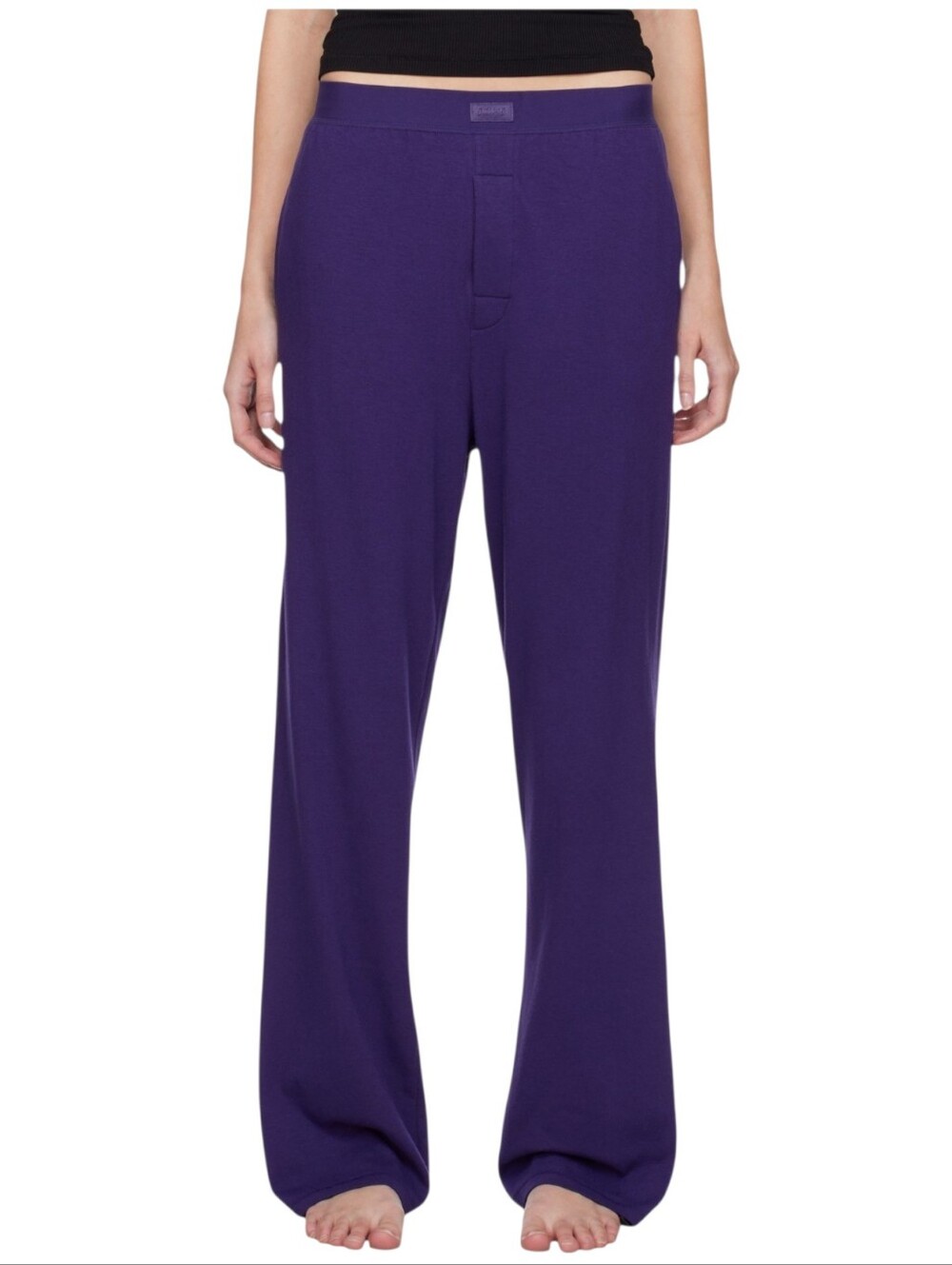 SKIMS By Kim Kardashian Purple Boyfriend Loose Lounge Pants Size M/M